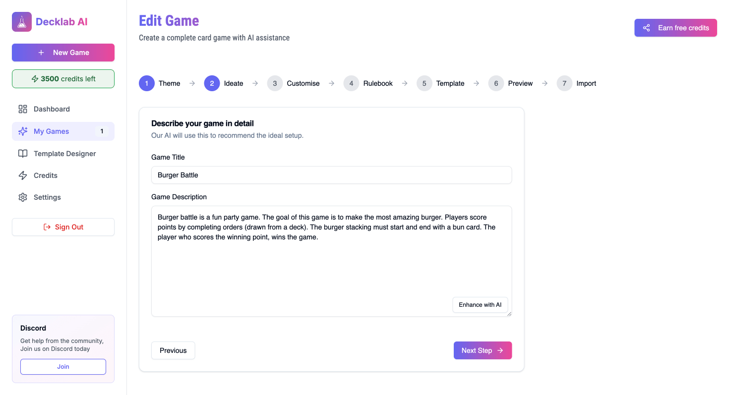 How to Create a Card Game in Minutes with Decklab AI | Step-by-Step Guide
